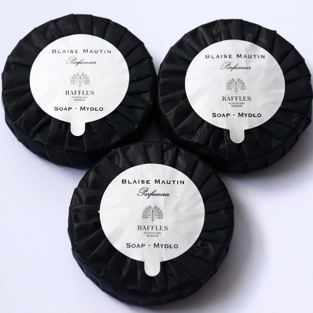 3 Blaise Mautin Raffles Hotel Bar Soap Travel Set Lot